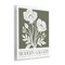 Stupell Industries Olive Green Floral Gallery Wall Plaque By Lettered and Lined